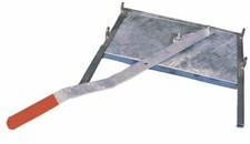 Kornschieber zum Selbsteinbau verzinkt Rahmen schwarz 420x250mm 