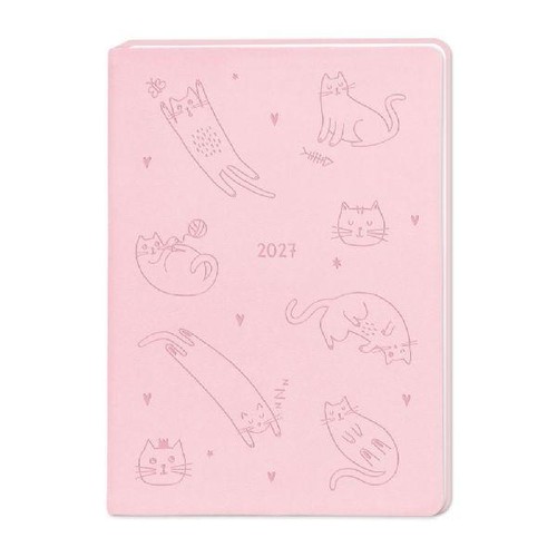 Terminplaner lederlook 2027 - terminplaner,