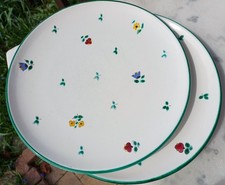2  Speiseteller, Dm. 24 cm "