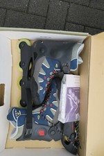 Inliner-Rollschuhe K2, +Knie-, +Ellenbogen-+Handschutz