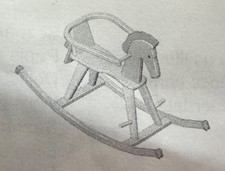 Schaukelpferd Geuther Halla