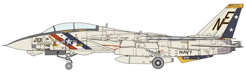 American 14a tomcat - 1/72,