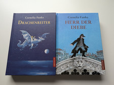 Cornelia Funke, Herr der Diebe, Drachenreiter, 2 Bücher, gebunden