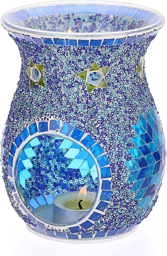 Duftlampe glas mosaik muster - glas, mosaik-muster