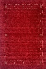 Rot Teppich 100% Wolle