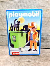 PLAYMOBIL® 3196 Müllmann Müllabfuhr Straßenreinigung Mülltonne NEU OVP RAR MISB