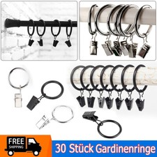30x Vorhang Gardinenringe mit