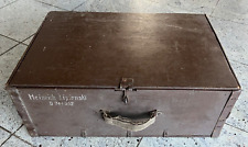 Alter Holz Koffer Kriegsgefangenschaft 50x20x34cn braun Deutsches Reich 2WK leer