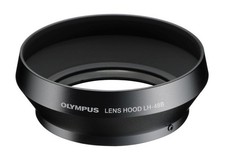 Olympus LH-48B Gegenlichtblende schwarz Metall für M. Zuiko Digital 17mm #X36926