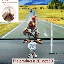 Ornament Hahn Wackel Figur