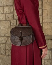 Mytholon Julius Gürteltasche Leder Braun Larp Mittelalter Reenactment #14222