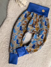 ♥ Warme Pumphose Baggy Pants (Alpenfleece) ♥ Gr. 98/104 NEU Handmade *Dino*