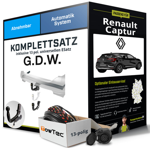 Anhängerkupplung abnehmbar