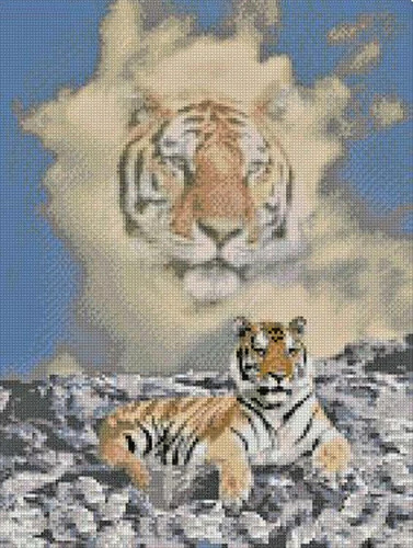 Tiger cloud gezähltes - cloud,