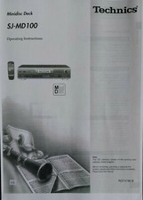 Technics SJ-MD100 Minidisc