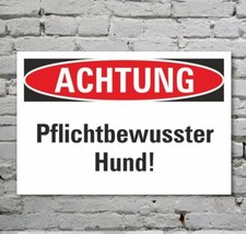 Schild Achtung