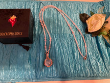 Drachenfels Design  Kette Lillienkönigin mit Anhänger selten getragen