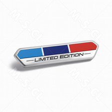 3D Limited Edition Aluminium Metall Motorrad Aufkleber Sticker Logo  KFZ Auto