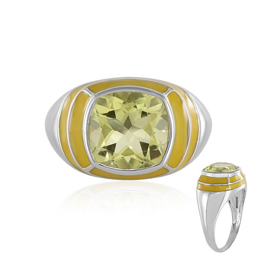 Cavill limonenquarz ring 5ct - limonenquarz,