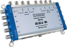 SAT Multischalter Multiswitch 9 auf 8 Schwaiger SEW 98 531 Zero Watt Standby