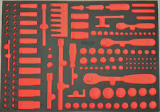 KS TOOLS Schaumstoffeinlage Steckschlüssel Satz  Werkzeugwagen Einlage Leer