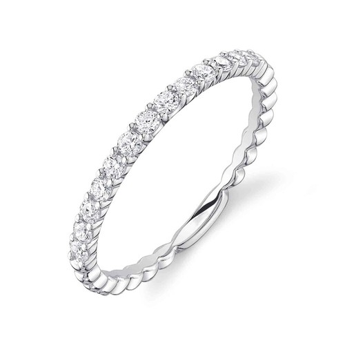 14k weißgold diamant - weißgold, ehering