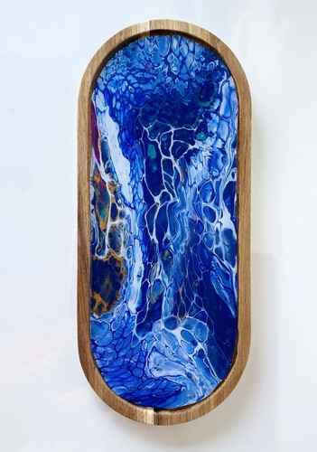Ablage aus akazienholz acryl - aus,