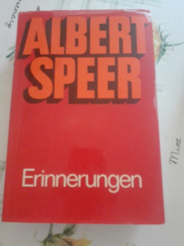 Erinnerungen von albert speer - von,