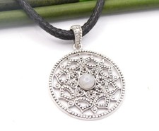 Silberanhänger mandala mit - silberanhänger,
