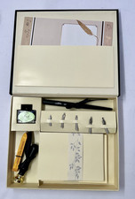 Crelando 30-tlg. Kalligraphie Set Anfänger Anleitung Federhalter Tinte Unbenutzt