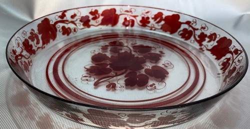 Jugendstil glas schale - jugendstil,