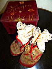 Alte karierte Schuhe 12cm +
