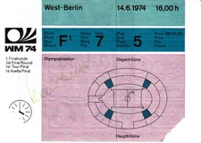 14.06.74 Ticket Deutschland -