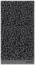 JOOP! Duschtuch Badetuch 1707 Leo 90 Graphit 80x150cm Handtuch grau schwarz