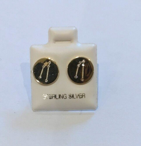 Ohrstecker gelbgold vergoldet - gelbgold,