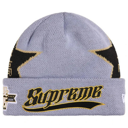 Supreme new era stars beanie - stars,