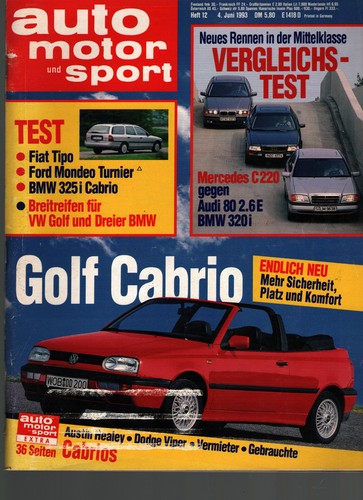 Zeitschrift auto motor und - auto,