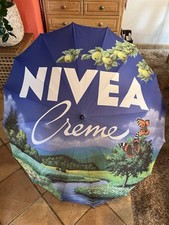 Nivea Schirm ❤️ vintage riesig XXXL 140 cm groß ?Seltenes Sammlerstück