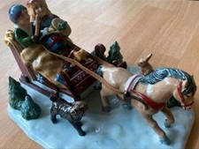 Villeroy & Boch Christmas Toys Kinder mit Ponyschlitten mit OVP