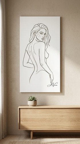 Canvas leinwandbild frau - canvas,