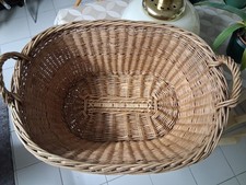 alter Weiden Wäschekorb DDR