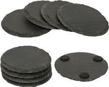 Bierdeckel Untersetzer Getränkeuntersetzer Glasuntersetzer Schiefer 4er Set NEU