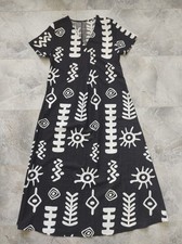 Sommer Maxi Kleid Gr. 40 schwarz-weiß NEU