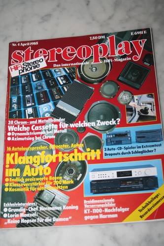 Stereoplay zeitschrift 1985 - stereoplay, 04/1985