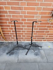 Gitarrenständer zwei Stück schwarz Gitarrenhalter Bass