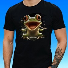 Herren T-Shirt Cartoon Frosch