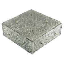 60er Jahre Lampe Leuchte Deckenlampe Plafoniere Kalmar Franken Ice Glas Design