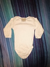 Baby body langarm weiß - baby,