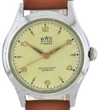 BWC Vintage- Herren- Armbanduhr, Kal. 465, Handaufzug, Edelstahl. 50/60er