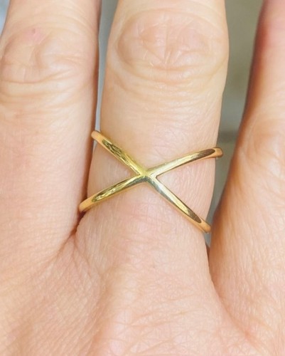 Karat gelbgold bandring - 18,